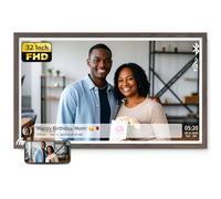 NexFoto 32 Inch 64GB Extra Large Digital Picture Frame Bluetooth Speakers, WiFi Digital Photo Frame FHD Light Sensor, Remote Control, Swivel Mount, Art Decor Frame for Gallery, Share Photos via App