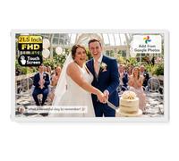 NexFoto Touchscreen Digital Picture Frame Large 21.5 Inch, WiFi Digital Photo Frame 64GB, Add Pics from Google Photos, Upload via App/USB/Micro SD, Gifts for Wedding/Mom/Grandparents, White