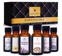 NexGen 6 x 15ml Fragrance Oils Set for Aromatherapy - Fine-Quality Versatile Essential Oils for Diffusers for Home, Humidifiers, DIY Crafts & Projects - Candle Scents for Candle Making, Gift Set