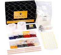 NexGen Candle Making Supplies w/Soy Wax, Wicks, Silicon Molds, Dyes & More - DIY Candle Making Kit for Adults - Art & Craft Set for Starters & Beginners - A Perfect Present & Hobby Kit for Adults