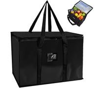 Nexhyp 70L Insulated Food Delivery Bag | Extra Large Thermal Bag for Hot & Cold Food | Waterproof, Reusable Grocery Cooler Bag | Fits Camping, Picnics