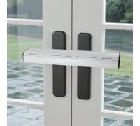 Nexhyp Patio Door Security Lock for French Double Doors - Easy to Install, Durable Design for Conservatory and Patio Doors, with Scratch Protection Inserts