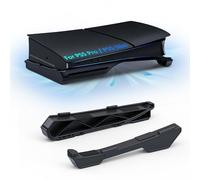 NexiGo Horizontal Stand for New PS5 Slim Console, [Minimalist Design], Base Stand for PS5 Accessories, Compatible With PlayStation 5 Slim Disc & Digital Editions, Black