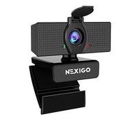 NexiGo N60 1080P Webcam with Microphone, Adjustable FOV, Zoom, Software Control & Privacy Cover, USB HD Computer Web Camera, Plug and Play, for Zoom/Skype/Teams, Conferencing and Video Calling