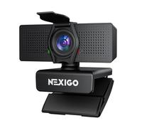 NexiGo N60 Pro 4K Webcam for PC, 4K UHD Sony Sensor, Autofocus, 1080p 60 fps, Noise-Canceling Mics, Privacy Cover, Distortion-Free Lens, 4X Digital Zoom, Works with Switch 2/Zoom/Teams/Google Meet