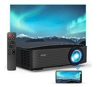 NexiGo Native 1080P Projector PJ20 with Dolby_Sound Support, 500 ANSI Lumens, 5G Wi-Fi, Outdoor Movie Projector, Bluetooth 5.1, Compatible w/TV Stick,iPhone,Android,Laptop,Console