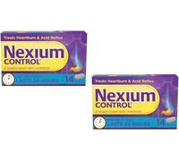 Nexiiumm Control Heartburn and Acid Reflux Relief Tablets, 28 Count (14 x 2)