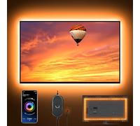 Nexillumi LED Lights for TV, 6.56ft TV LED Backlight for 24-31 Inch, RGB Strip Lights Behind TV, APP Remote Control Music Sync Strip Lights for Bedroom, 2M