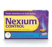 Nexium Control Heartburn and Indigestion Tablets, Esomeprazole, 20 mg, 7