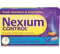 Nexium Control Heartburn Tablets, Esomeprazole 20 mg, 14 Count