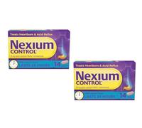 Nexiumm Control Heartburn and Acid Reflux Relief Tablets, 28 Count (14 x 2)