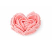 Nexlum Heart Rose Shaped Scented Candle - Handmade Soy Wax Decorative Candle Gift for Mum, Mother’s Day Present, Birthday, Anniversary, Wedding & Home Décor Gift for Women Pink (White Peach Oolong)