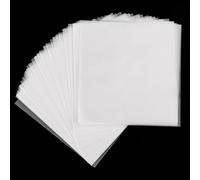 Nexlynk 60Pcs Fuse Beads Ironing Paper Sheets 15 x 15cm, Heat Resistant Transparent Ironing Paper for Perler Beads Melting Beads Craft, DIY Bead Art Accessories