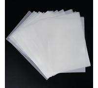 Nexlynk 60Pcs Fuse Beads Ironing Paper Sheets 20 x 30 cm, Heat Resistant Transparent Ironing Paper for Perler Beads Melting Beads Craft, DIY Bead Art Accessories