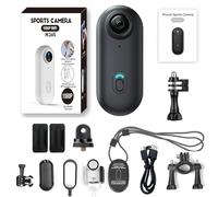 Nexo25 Camera, Motiontrail Nexo25 Black Smallest High-Res Cameras In The World, 1080p/4k Waterproof Wearable Action Cam With Magnetic Clip for Cycling, Diving, Outdoor Adventures (Black 4K)