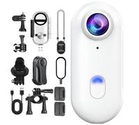 Nexo25 Camera,New 2025 Upgraded Nexo25 Black Camera Smallest High-Res Cameras in The World,1080P/4K Waterproof Wearable Action Cam with Magnetic Clip (white,1080p)