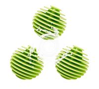 Nexoria 3 PCS Tumble Dryer Balls, Energy Saving Dryer Balls, Washer Balls for Laundry for Speeding Drying, Reusable Laundry Balls for Washing Machine for Reduce Wrinkles and Static Cling (Green)