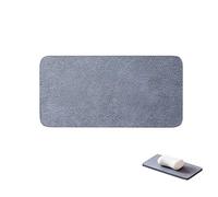 Nexoria Drying Stone Sink Tray, 4pcs Water Absorbing Stone Tray for Sink Diatomaceous Earth Kitchen Soap Tray Water Absorbent Diatomite Coasters for Kitchen Bathroom (B)