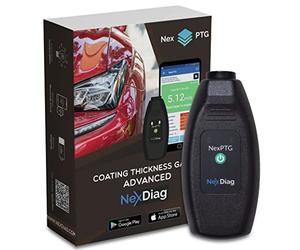 NexPTG Advanced Paint Thickness Gauge with iOS & Android App | Professional Car Paint Thickness Tester | Automotive Coating Measurement