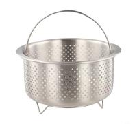 NexRen 304 Stainless Steel Steaming Basket Designed For Use With Traditional And Modern For Cooking Vessels, For Home Kitchen Pressure Cooker Cooking(A)