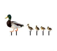 NexRen Acrylic Duck Garden Statue Outdoor Yard Art Ornament, Double-Sided Decorative for SCULPTURE for Lawn or Patio Spaces, Unique Home & Garden Display, Weather-Resistant Animal Figure for Seasonal