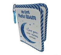 Nexren Baby Milestone Album With Lunar Design For Capturing First Steps First Words And Other Key Growth Moments Over Time