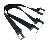 NexRen For Power Rack Safety Straps With Adjustable Nylon Webbing And Steel Hardware Fits 75mm Square Tubes To Reduce Noise And Prevent Barbell Damage(For 18mm aperture)