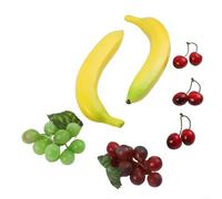 NexRen Handmade 12 Piece Artificial Fruit Collection With Lifelike Colors And Textures For Use In Commercial And Home Decor