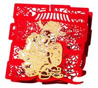 NexRen Large 2026 Year of Horse Desktop Statue Red Fabric(C)