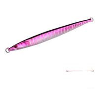 NexRen Slow Jigging Lure Iron Plate Bait 40/60/80g Glow in the Dark Saltwater Fishing Jig, Fast Sinking Metal Sea Fishing Lure With Fish Eye for Deep Water(60g pink)