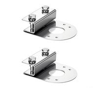 NexRen Straight Down Watermelon Light Under Glow Frame Brackets Stainless Steel Clamp On Mount Rust Resistant Mirror Finish 2mm Thick For 1.5 Inch Center Hole Fit for Partsam Rail Lighting