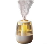 Nexren USB-Powered 2.2L Desktop Humidifier With Dual Spray Outlets Fine Mist For Bedrooms Living Rooms Whisper-Quiet 36-45dB(C F)