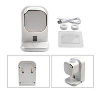 NexRen Wall Mounted Toothbrush Holder with Automatic Toothpaste Dispenser, Soft Silicone Interface, No Waste Quantitative Extrusion(Black)