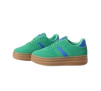 Nexsus Plus Women's Sneakers - Cushion Soled, Breathable Faux Suede Platform Trainers,Chunky, Lace Up, Enhanced Stability, Versatile (Green, UK Footwear Size System, Adult, Women, Numeric, Medium, 8)