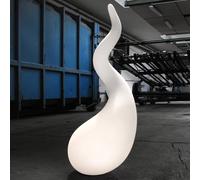 Next Alien SL Standleuchte von Costantin Wortmann. Invasion aus einer anderen Welt. Es scheint als gleite ein fremdartiges Wesen an einem Seil hinab. Behutsam, gleichsam schwerelos. Es erstrahlt in einem warmen, sanften Licht. Alien. Erhältlich in drei Varianten und zwei Größen als Boden -, Tisch - und Pendelleuchte . Textilkabel in rot oder silber und die Abdeckung unten in rot oder weiß. Eine Alien-Formation, die Ihren Raum erleuchtet, Dimmbar. Lieferung exklusive Leuchtmittel