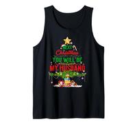 Next Christmas You Will Be My Husband Couples Xmas Pajamas Tank Top