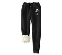 Next Day Delivery Flowers Womens Fleece Lined Joggers Winter Thermal Sweatpants Winter Sherpa Thick Furry Trousers Warm Drawstring Tracksuit Bottoms with Pockets Gifts Under 2 Pounds