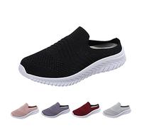 Next Day Delivery Gifts,Backless Slip on Shoes,Wide Fit Trainers,Lightweight Mule Shoes, Breathable Mesh Tennis Shoes,Non Slip Cushion Sneakers,Comfortable Arch,1 Pound Items with Free Black