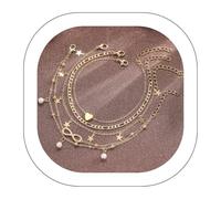 Next Day Delivery Items Prime Clothes Boho Multilayer Anklet Bracelets Set Layered Herringbone Stackable Anklet Adjustable Pearl Beach Anklet Butterfly Pendant Bracelet For Women Beach Jewelry Gifts