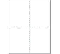 Next Day Labels 8-1/2 x 11 Laser and Inkjet Printer Postcards 4 up Per Page, (4-1/4" x 5-1/2" After Perf) 50 Sheets / 200 Cards