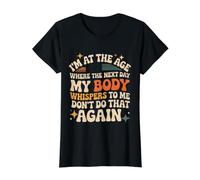 Next Day My Body Says Don't Do that Again - Value Graphic T-Shirt, Women, Black, M