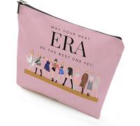 Next Era White Makeup Bag Singer Merch Cosmetic Bag for Fans,Womens Birthday Gifts Mother's Day Nurse Gift Graduation Gift for Music Lovers, Pink, Ts Era