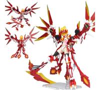Next Fig Eastern Model ATK Girl Zhuque Vermilion Bird 1/12 160mm Plastic Model Kit, Four Chinese Divine Beasts Series Mecha Girl Action Figure Assembly Model