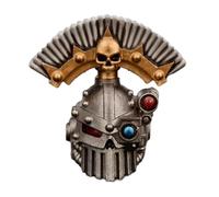 Next Fig WH 40K 3D Printing Resin Weapon lron Warriors Helmet 4 Accessory Pack-Compatible with 1/18 Scale Action Figures Applicable to JOYTOY Products