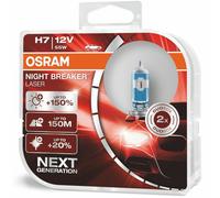 Next Generation OSRAM H7 12V 55W +150% Night Breaker Laser Car Headlight Bulbs 2