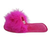 NEXT Hot Pink Feather Slider Slippers Size M (5-6)
