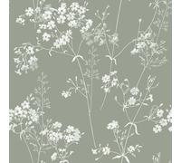 Next Leaf Wallpaper - Sage - 10m