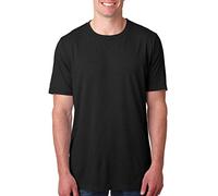Next Level 6200 Men's Basic Poly/Cotton Tee T Shirt - Black 6200 M