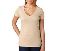 Next Level 6640 Ladies The CVC Deep V-Neck - Cream 6640 XL