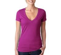 Next Level 6640 Ladies The CVC Deep V-Neck - Lush 6640 XL